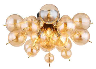 Stropné svietidlo Globo 15633DA 3x25W E14 230V IP20